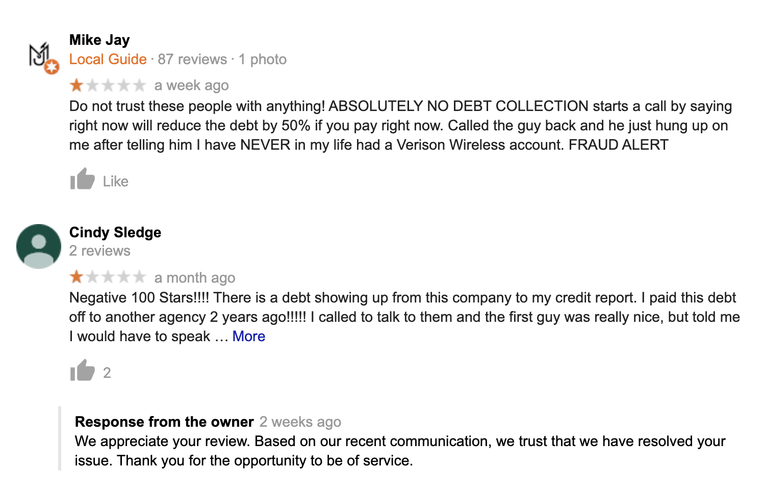 Jefferson Capital Systems Llc Text Message www.suethecollector.com